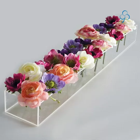 transparent flower trays