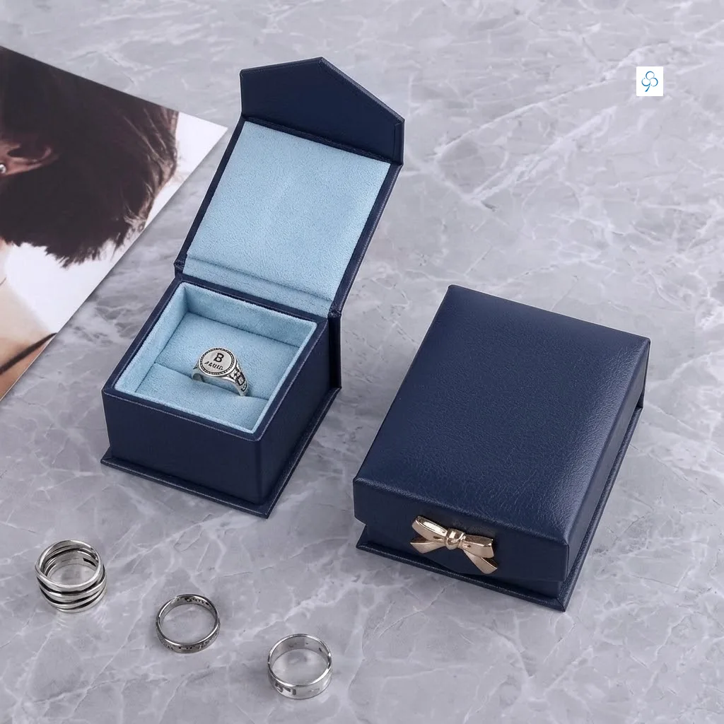 premium leather box for ring
