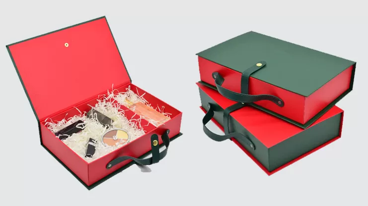 custom leather gift box made in uae