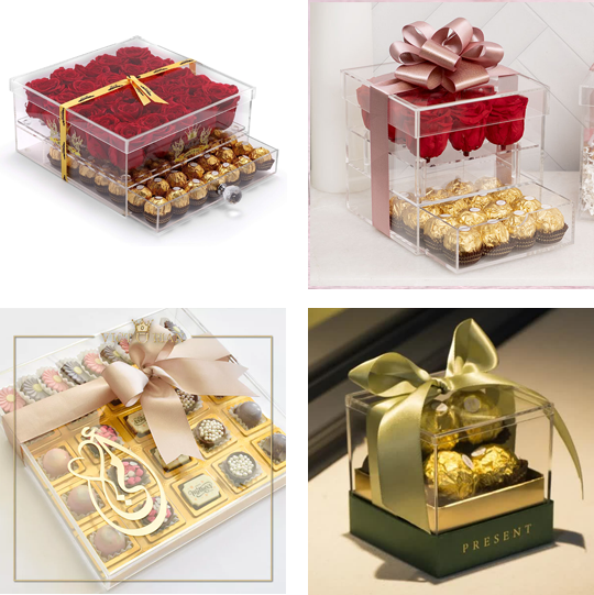 acrylic chocolate boxes in uae