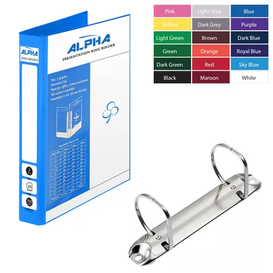 alpha 2 ring - presentation ring binder