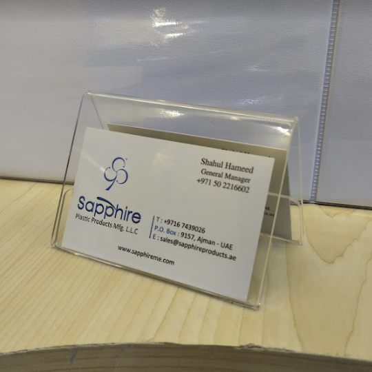 Acrylic A-Shape Sign Holder: Double Sided Display