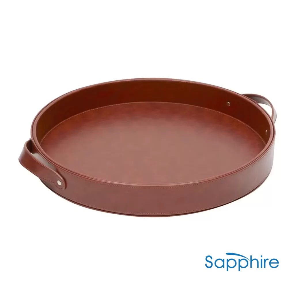 wholesale custom leather trays