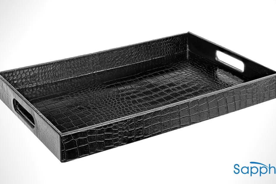 custom leather trays manufacturer in uae