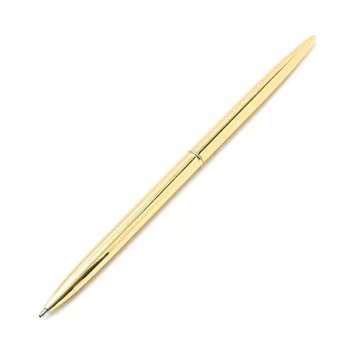 golden metal pen for corporate gifts and executive folders.