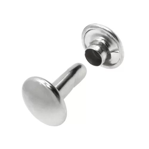 silver rivet pin for packaging and folders, 18mm