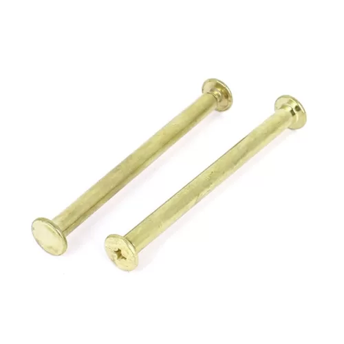 gold screw post binding pin, 10mm