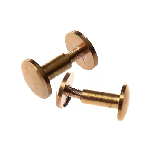 copper finish screw post binder, 8mm
