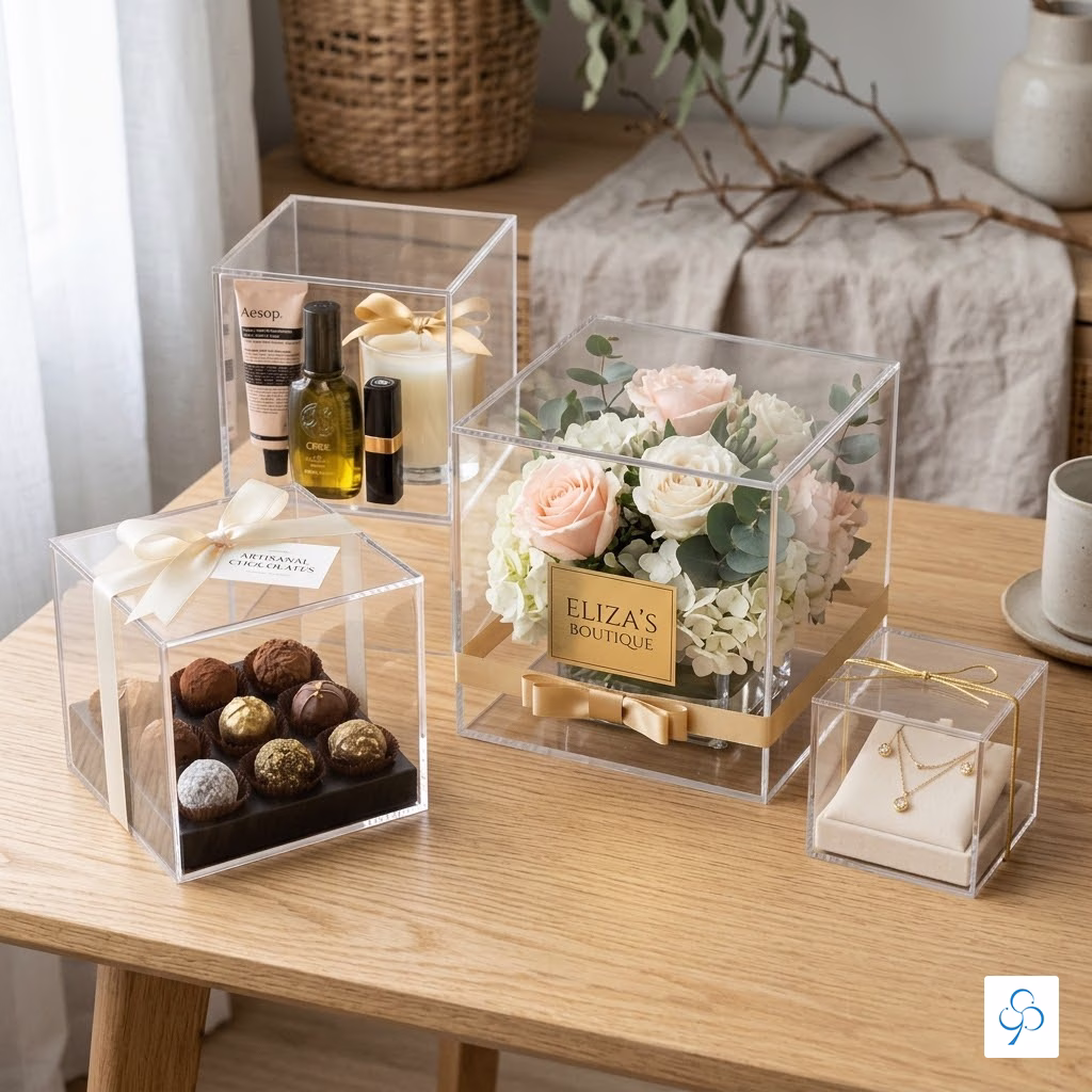 custom acrylic boxes with logo